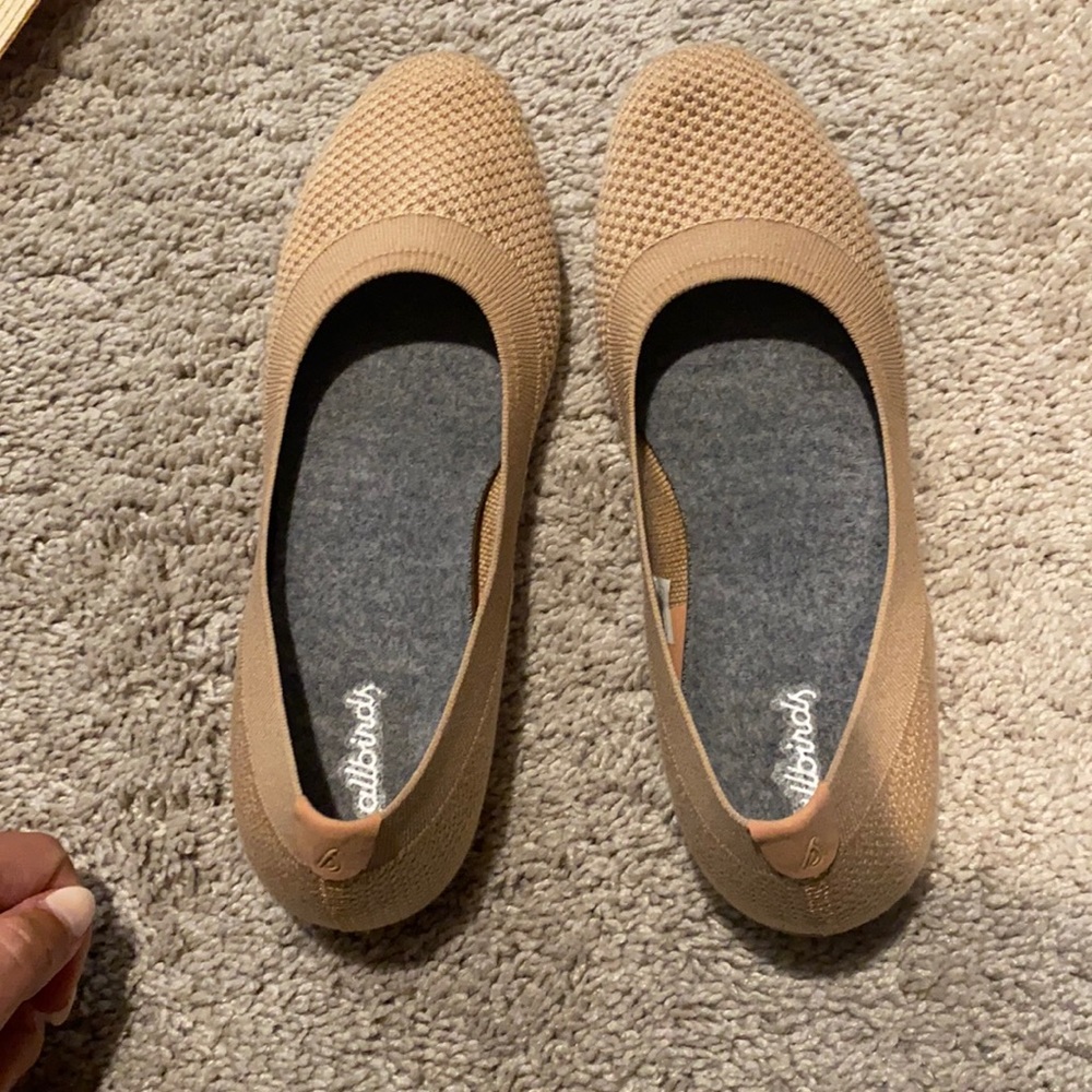 All birds beige flats
